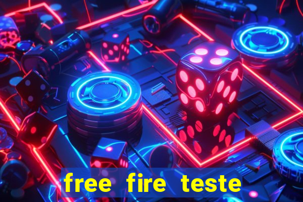 free fire teste grátis jogar agora